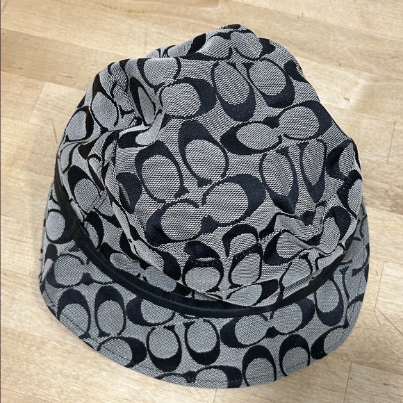 Coach Size S Monogram Black and Gray Bucket Hat main image 5